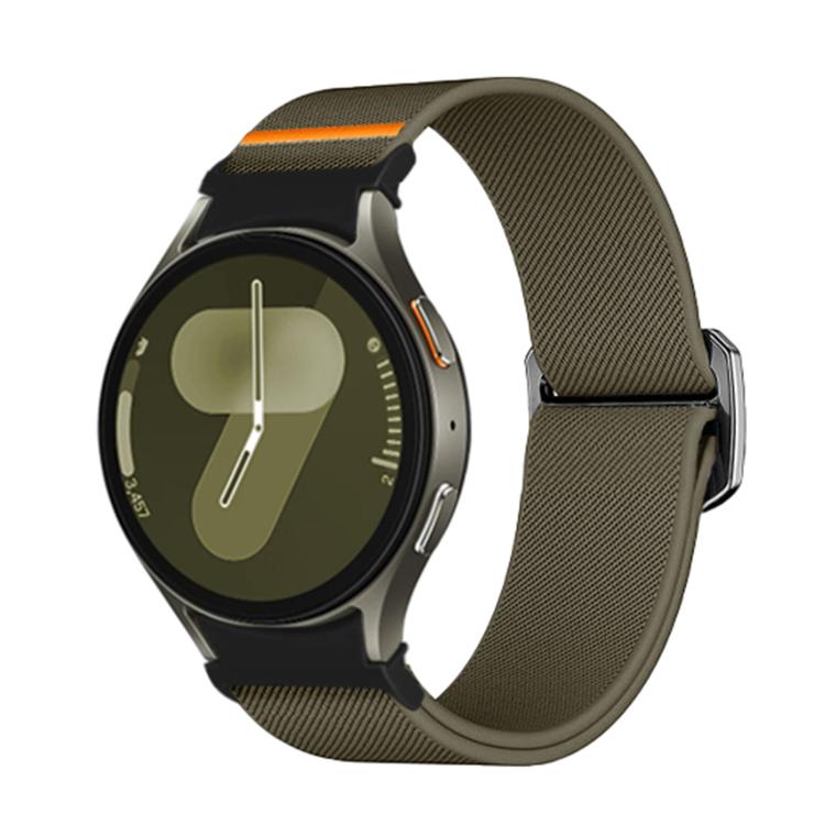 Kalebol Button Elastic Nylon Watch Band, For Samsung Galaxy Watch 5 Pro / 6 / 7