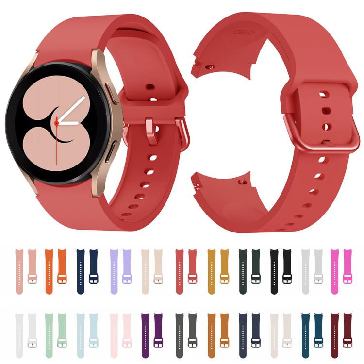 Kalebol Metal Pin Buckle Silicone Watch Band, For Samsung Galaxy Watch 7 / 6 / 5 / 4