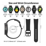 Kalebol Metal Pin Buckle Silicone Watch Band, For Samsung Galaxy Watch 7 / 6 / 5 / 4