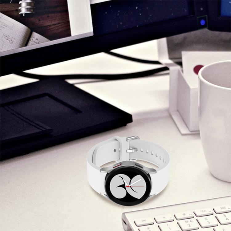 Kalebol Metal Pin Buckle Silicone Watch Band, For Samsung Galaxy Watch 7 / 6 / 5 / 4