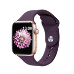 Kalebol Reverse Buckle Silicone Watch Band, For Apple Watch 46mm / 49mm / 45mm / 44mm, For Apple Watch 42mm / 41mm / 40mm / 38mm