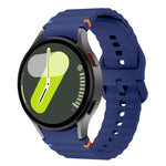 Kalebol Wave Stitching Silicone Watch Band, For Samsung Galaxy Watch 7  / 6 / 5 / 4