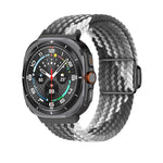 Kalebol Braided Loop Magnetic Black Buckle Watch Band, For Samsung Galaxy Watch Ultra 47mm / Ultra 2025
