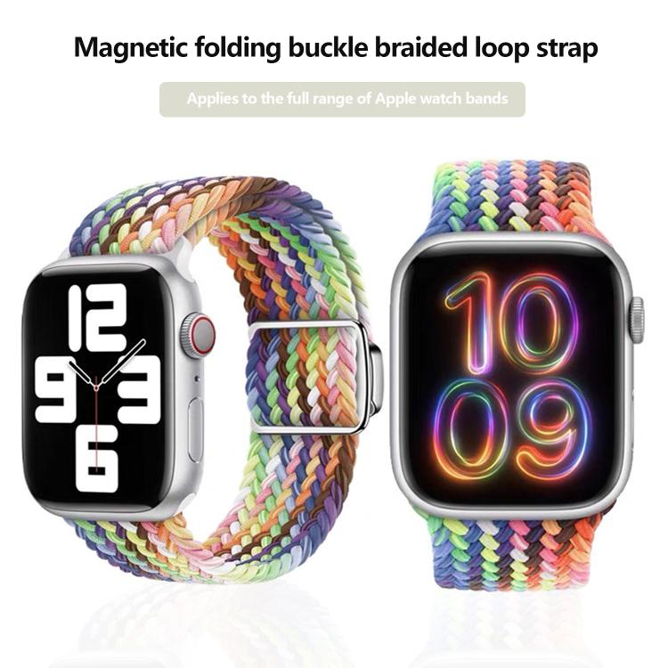 Kalebol Nylon Loop Magnetic Buckle Watch Band, For Apple Watch 46mm / 49mm / 45mm / 44mm, For Apple Watch 42mm / 41mm / 40mm / 38mm
