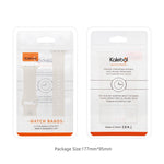 Kalebol 8-shaped Buckle Rose Embossed Silicone Watch Band, For Apple Watch 46mm / 49mm / 45mm / 44mm, For Apple Watch 42mm / 41mm / 40mm / 38mm