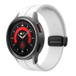 Kalebol Concave Folding Magnetic Buckle Silicone Strap, For Samsung Galaxy Watch7 / 6 / 5