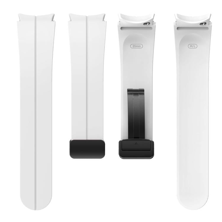 Kalebol Concave Folding Magnetic Buckle Silicone Strap, For Samsung Galaxy Watch7 / 6 / 5