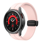 Kalebol Concave Folding Magnetic Buckle Silicone Strap, For Samsung Galaxy Watch7 / 6 / 5