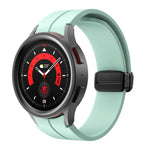 Kalebol Concave Folding Magnetic Buckle Silicone Strap, For Samsung Galaxy Watch7 / 6 / 5