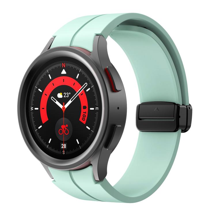 Kalebol Concave Folding Magnetic Buckle Silicone Strap, For Samsung Galaxy Watch7 / 6 / 5