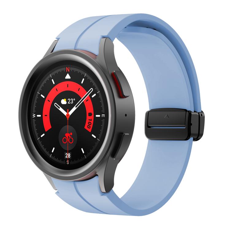 Kalebol Concave Folding Magnetic Buckle Silicone Strap, For Samsung Galaxy Watch7 / 6 / 5