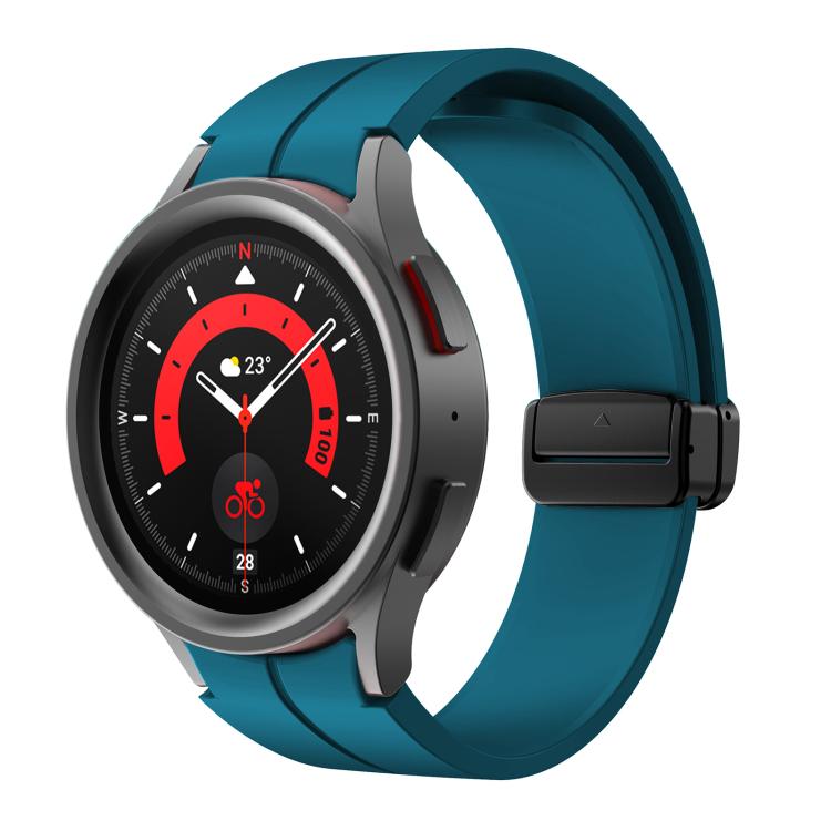 Kalebol Concave Folding Magnetic Buckle Silicone Strap, For Samsung Galaxy Watch7 / 6 / 5