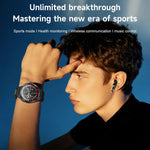 D11 1.46 inch 2 in 1 Bluetooth Earphone Smart Watch, Support Bluetooth Call / NFC / Heart Rate, D11 (Black), D11 (Green)