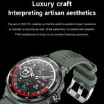 D11 1.46 inch 2 in 1 Bluetooth Earphone Smart Watch, Support Bluetooth Call / NFC / Heart Rate, D11 (Black), D11 (Green)