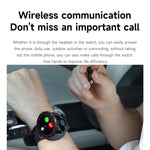 D11 1.46 inch 2 in 1 Bluetooth Earphone Smart Watch, Support Bluetooth Call / NFC / Heart Rate, D11 (Black), D11 (Green)