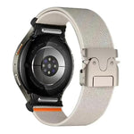 Press Button Connector Parachute Buckle Elastic Nylon Watch Band, For Samsung Galaxy Watch 7 / 6 / 5 / 4
