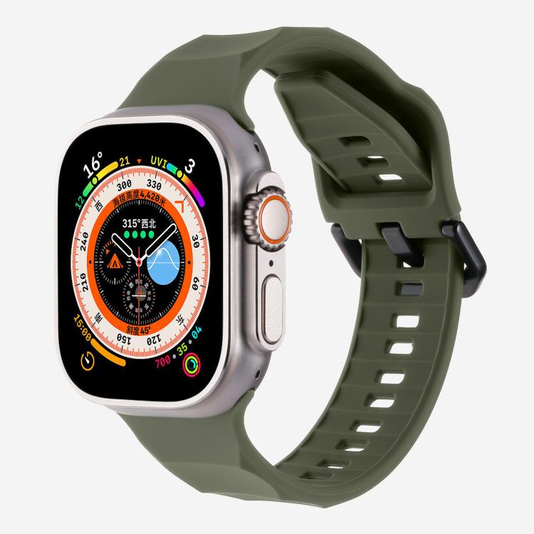 Kalebol Ripple Sports Silicone Strap, For Apple Watch 46mm / 49mm / 45mm / 44mm, For Apple Watch 42mm / 41mm / 40mm / 38mm