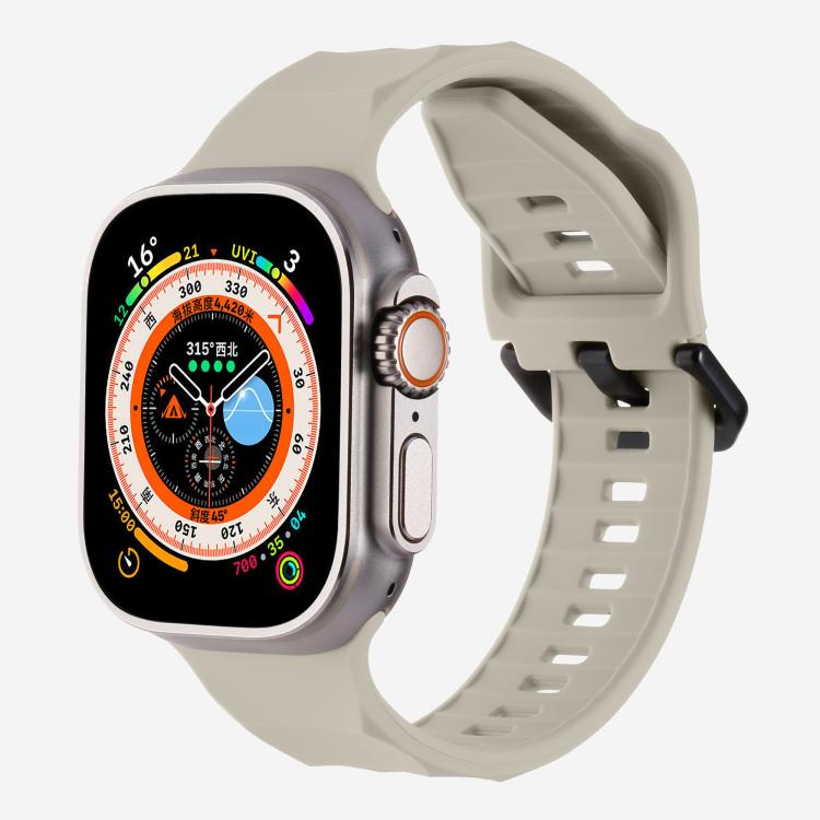 Kalebol Ripple Sports Silicone Strap, For Apple Watch 46mm / 49mm / 45mm / 44mm, For Apple Watch 42mm / 41mm / 40mm / 38mm