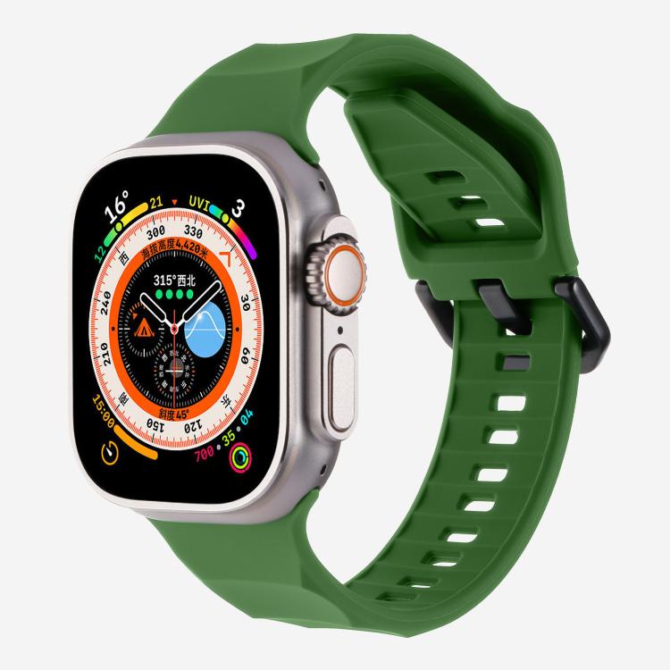 Kalebol Ripple Sports Silicone Strap, For Apple Watch 46mm / 49mm / 45mm / 44mm, For Apple Watch 42mm / 41mm / 40mm / 38mm