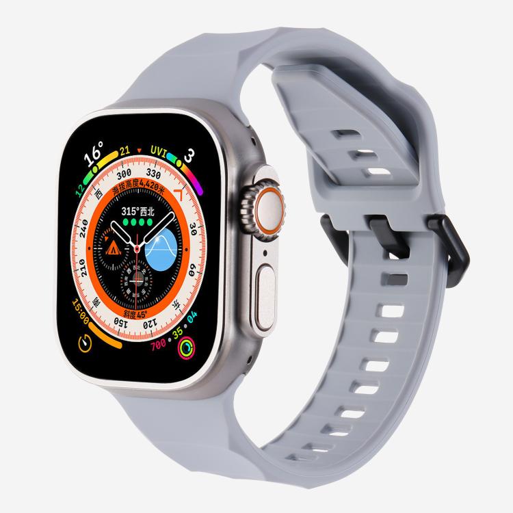 Kalebol Ripple Sports Silicone Strap, For Apple Watch 46mm / 49mm / 45mm / 44mm, For Apple Watch 42mm / 41mm / 40mm / 38mm