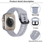 Kalebol Ripple Sports Silicone Strap, For Apple Watch 46mm / 49mm / 45mm / 44mm, For Apple Watch 42mm / 41mm / 40mm / 38mm