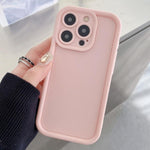 غطاء هاتف TPU مع إطار مقاوم للصدمات، تصميم غير لامع مع فتحات دقيقة، لهواتف iPhone 13 Pro Max، iPhone 13 Pro، iPhone 13، iPhone 12، iPhone 12 Pro Max، iPhone 12 Pro