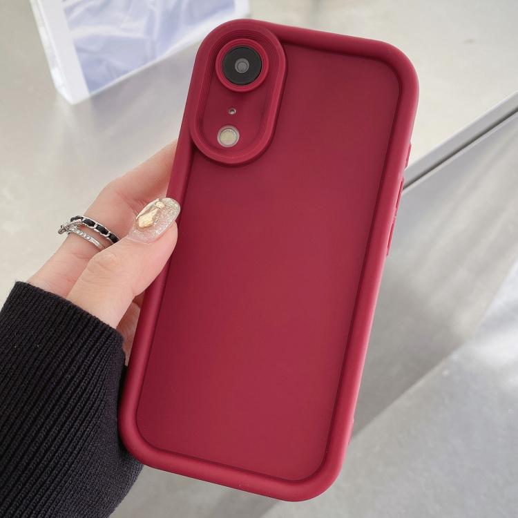 غطاء هاتف TPU مع إطار مقاوم للصدمات، تصميم غير لامع مع فتحات دقيقة، لهواتف iPhone 11 Pro Max، iPhone 11، iPhone 11 Pro، iPhone X / XS، iPhone XR، iPhone XS Max