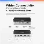 ORICO VSP10 Mini Dock Desktop Storage Expansion Multi-function Holder for Mac Mini 2024, 512GB, 1TB, 2TB, 4TB