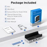 ORICO VSP10 Mini Dock Desktop Storage Expansion Multi-function Holder for Mac Mini 2024, 512GB, 1TB, 2TB, 4TB