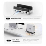 ORICO VS10 Mini Dock Desktop Expansion Multi-function Holder for Mac Mini 2024, without Memory, without Memory