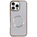 Electroplating PC Glitter Grain MagSafe Phone Case, For iPhone 17 Pro Max, For iPhone 17 Pro, For iPhone 16 Pro Max, For iPhone 16 Pro, For iPhone 16 Plus, For iPhone 16, For iPhone 15 Pro Max, For iPhone 15 Pro
