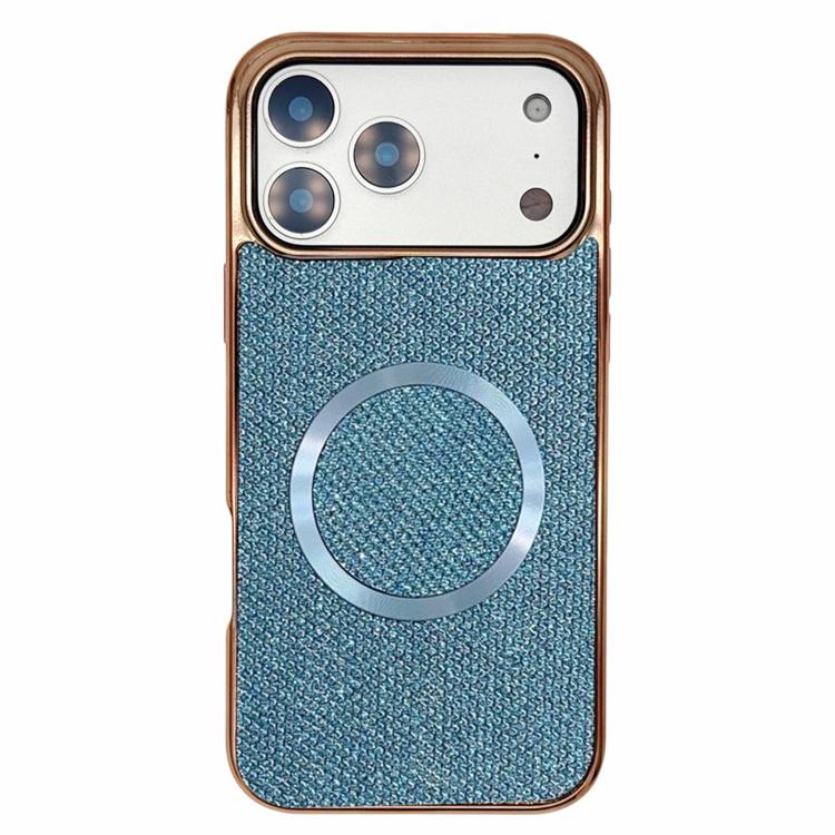 Electroplating PC Glitter Grain MagSafe Phone Case, For iPhone 17 Pro Max, For iPhone 17 Pro, For iPhone 16 Pro Max, For iPhone 16 Pro, For iPhone 16 Plus, For iPhone 16, For iPhone 15 Pro Max, For iPhone 15 Pro