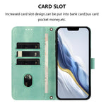 غطاء هاتف جلدي رجعي مع إبزيم وتوصيل خطوط، لهواتف iPhone 16 Pro، iPhone 16 Plus، iPhone 16، iPhone 15 Pro Max، iPhone 15 Pro، iPhone 15 Plus