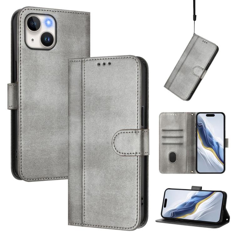 غطاء هاتف جلدي رجعي مع إبزيم وتوصيل خطوط، لهواتف iPhone 16 Pro، iPhone 16 Plus، iPhone 16، iPhone 15 Pro Max، iPhone 15 Pro، iPhone 15 Plus