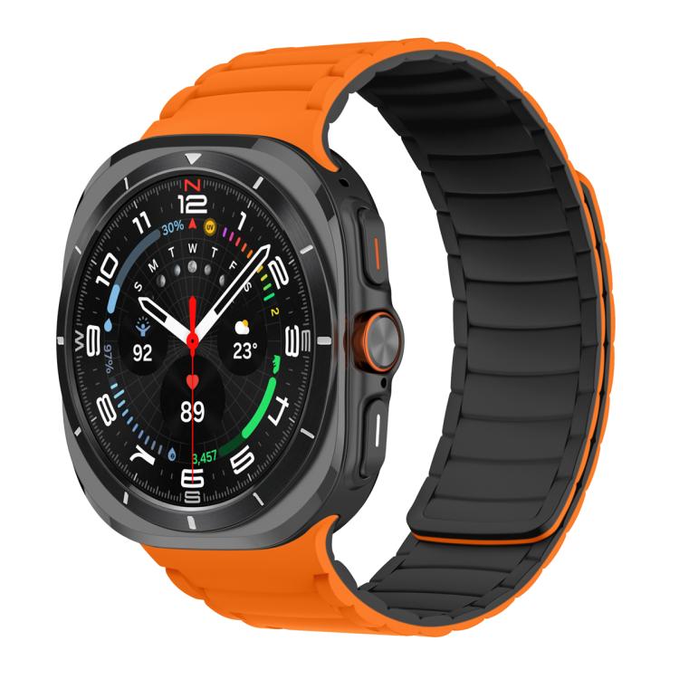 Silicone Sport Magnetic Watch Band, For Samsung Galaxy Watch Ultra 47mm / Ultra 2025