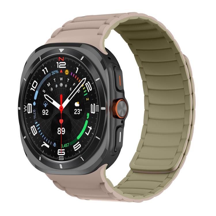 Silicone Sport Magnetic Watch Band, For Samsung Galaxy Watch Ultra 47mm / Ultra 2025