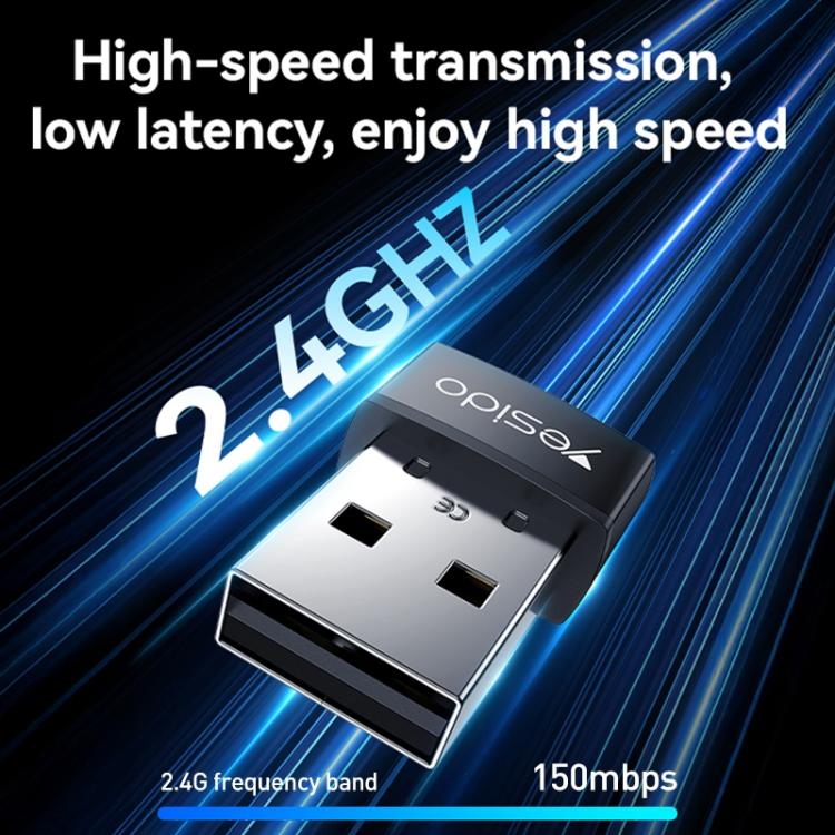 محول واي فاي لاسلكي Yesido WP10 بسرعة 150 ميجابت في الثانية USB