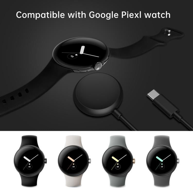 Magnetisches Ladekabel für Google Pixel Watch xDfind Smartwatch, Länge: 1 m, USB-Anschluss