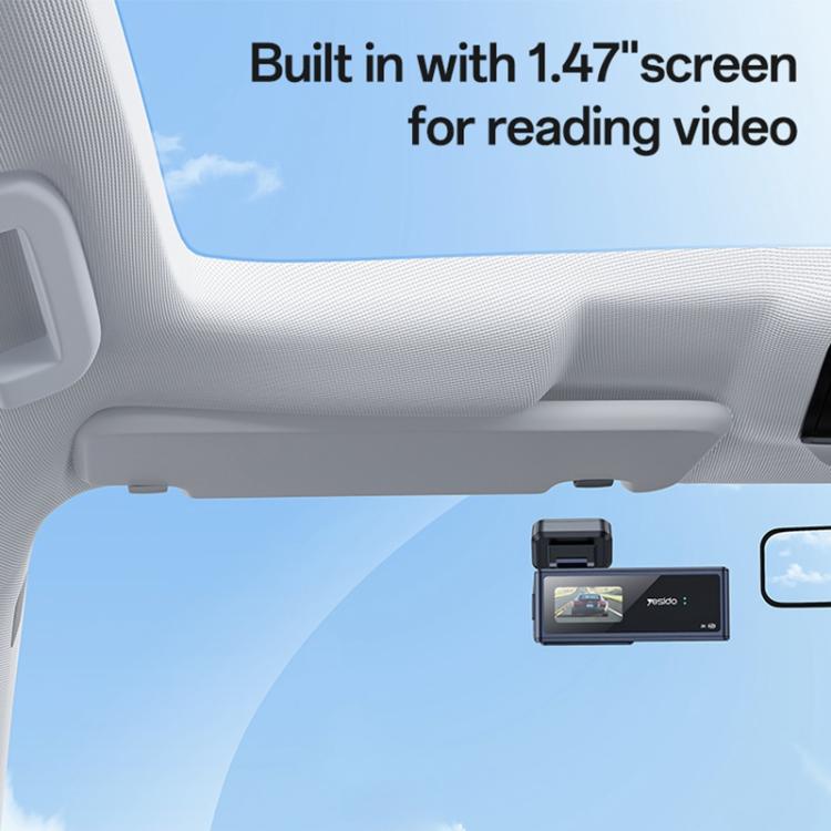 Yesido KM22 1K HD Dual Dash Camera Car Driving Recorder with 1.47 inch Screen, KM22