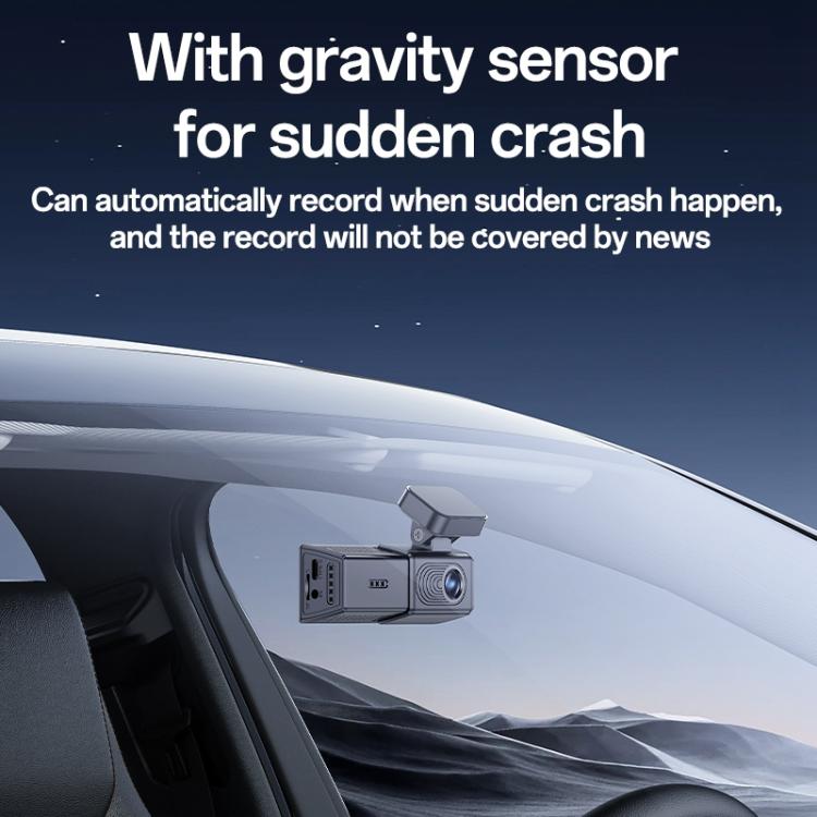 Yesido KM22 1K HD Dual Dash Camera Car Driving Recorder with 1.47 inch Screen, KM22