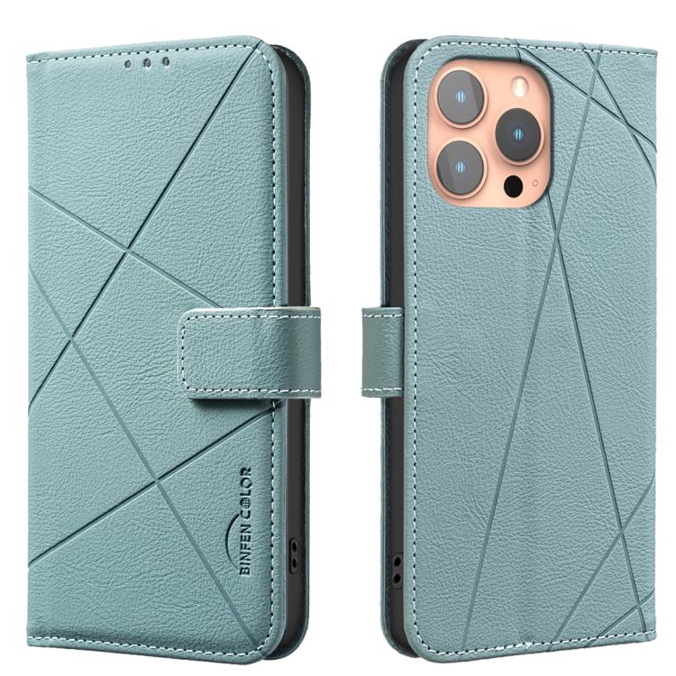Geometric Pattern RFID Leather Phone Case, For iPhone 6 / 7 / 8 / SE, For iPhone 13 Pro Max, For iPhone 13 Pro, For iPhone 12 / 12 Pro, For iPhone 12 Pro Max, For iPhone 11 Pro Max, For iPhone 11, For iPhone 11 Pro