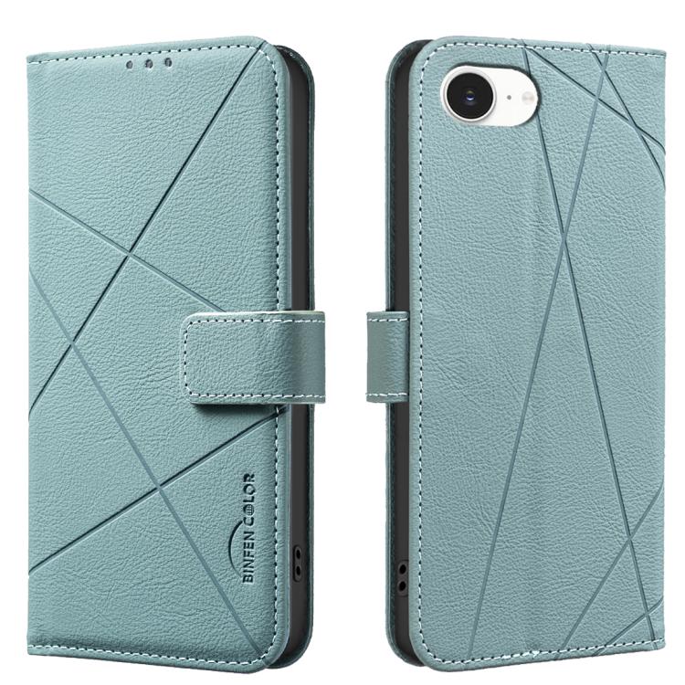 Geometric Pattern RFID Leather Phone Case, For iPhone 16e / 17e, For iPhone 17 Pro Max, For iPhone 17 Pro, For iPhone 17, For iPhone Air, For iPhone 16 Pro Max, For iPhone 16 Pro, For iPhone 16 Plus