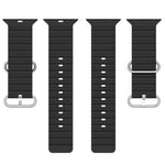 xDfind Ocean Silicone Watch Band, For Apple Watch 46mm / 49mm / 45mm / 44mm, For Apple Watch 42mm / 41mm / 40mm / 38mm