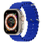 xDfind Ocean Silicone Watch Band, For Apple Watch 46mm / 49mm / 45mm / 44mm, For Apple Watch 42mm / 41mm / 40mm / 38mm