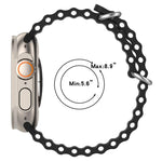 xDfind Ocean Silicone Watch Band, For Apple Watch 46mm / 49mm / 45mm / 44mm, For Apple Watch 42mm / 41mm / 40mm / 38mm