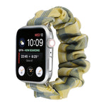 JK Uniform Style Cloth + Stainless Steel Watch Wrist Strap, For Apple Watch Series 7 45mm / 6 & SE & 5 & 4 44mm / 3 & 2 & 1 42mm, For Apple Watch Series 7 41mm / 6 & SE & 5 & 4 40mm / 3 & 2 & 1 38mm