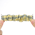 JK Uniform Style Cloth + Stainless Steel Watch Wrist Strap, For Apple Watch Series 7 45mm / 6 & SE & 5 & 4 44mm / 3 & 2 & 1 42mm, For Apple Watch Series 7 41mm / 6 & SE & 5 & 4 40mm / 3 & 2 & 1 38mm