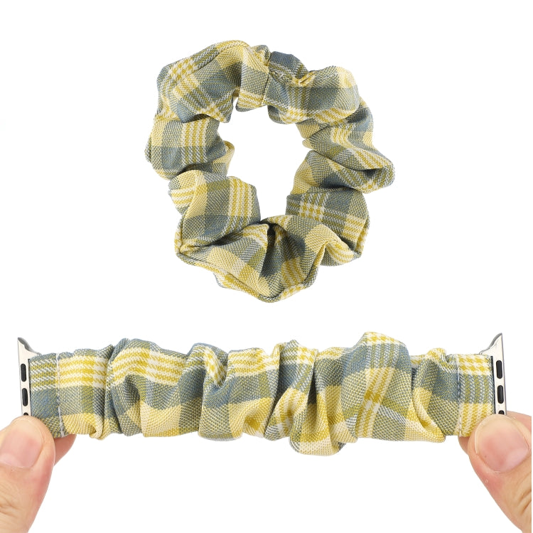 JK Uniform Style Cloth + Stainless Steel Watch Wrist Strap, For Apple Watch Series 7 45mm / 6 & SE & 5 & 4 44mm / 3 & 2 & 1 42mm, For Apple Watch Series 7 41mm / 6 & SE & 5 & 4 40mm / 3 & 2 & 1 38mm