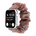 JK Uniform Style Cloth + Stainless Steel Watch Wrist Strap, For Apple Watch Series 7 45mm / 6 & SE & 5 & 4 44mm / 3 & 2 & 1 42mm, For Apple Watch Series 7 41mm / 6 & SE & 5 & 4 40mm / 3 & 2 & 1 38mm
