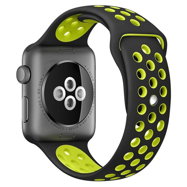 xDfind Two Color Silicone Sports Watch Band, For Apple Watch 46mm / 49mm / 45mm / 44mm, For Apple Watch 42mm / 41mm / 40mm / 38mm